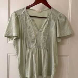 Lucky Brand Mint Green Top